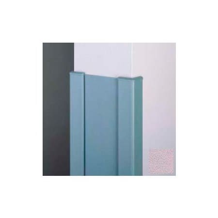 Pawling Surface Mounted End Wall 90Deg Corners, 2'' Wings, 4'H W/Caps, 6"W, Lavender Heather, Aluminum CG-11-4-494